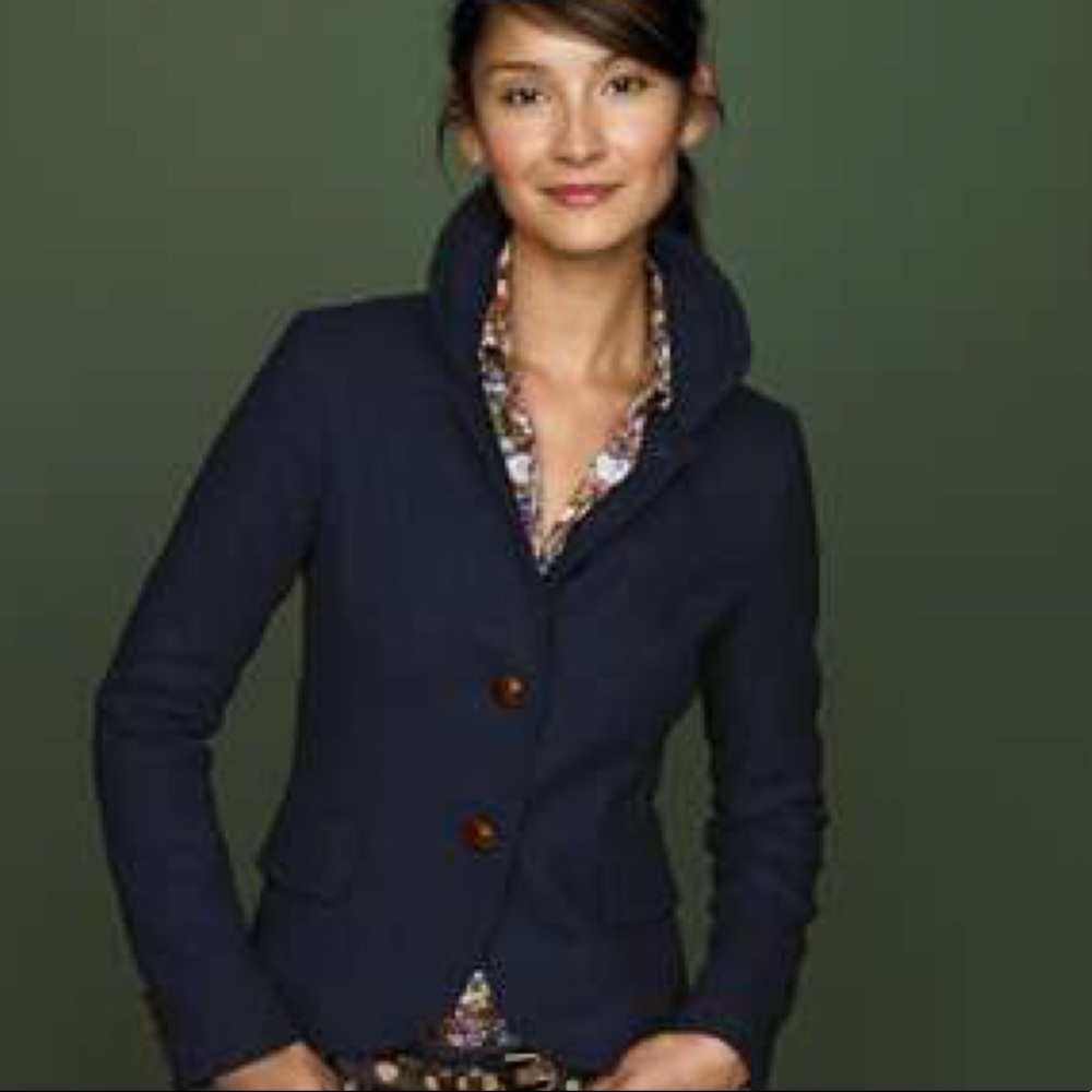 JCrew Bella Wool Riding Jacket
